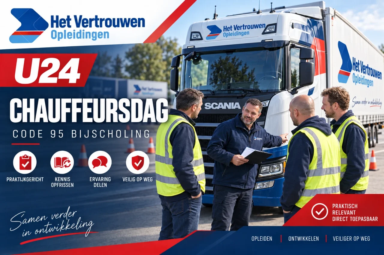 Cursus U24 Chauffeursdag bij Het Vertrouwen Opleidingen