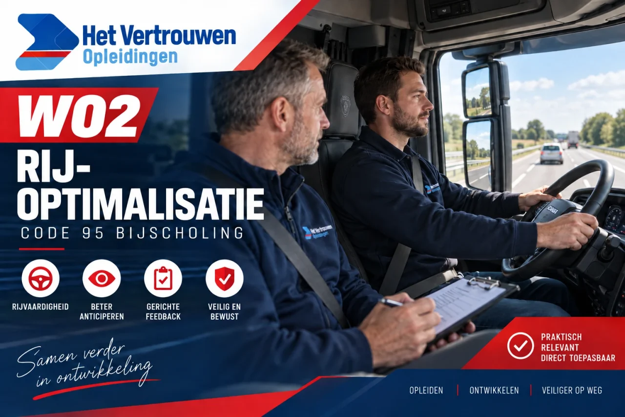 Cursus W02 Rijoptimalisatie bij Het Vertrouwen Opleidingen