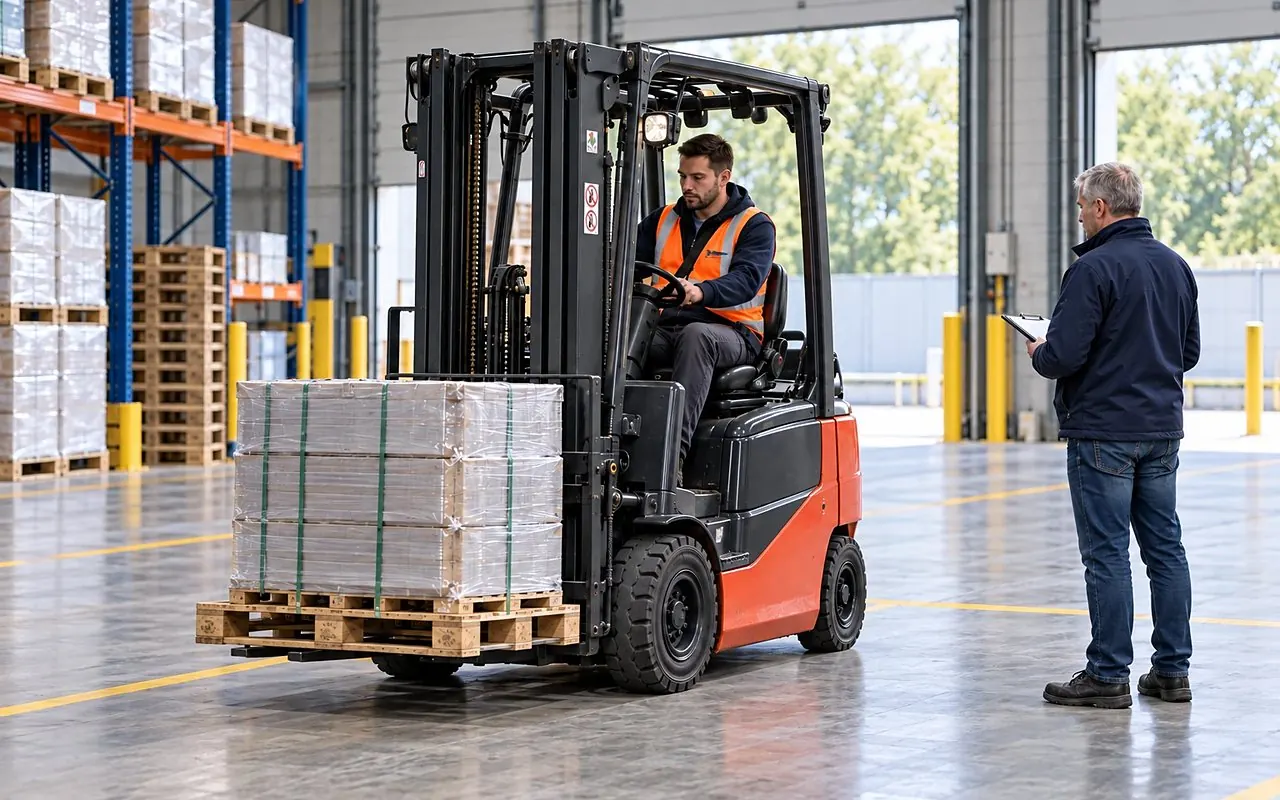 Opleiding Heftruck bij Het Vertrouwen